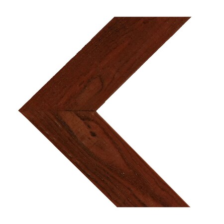 11"W x 12"H x 3/4"D Vintage Farmhouse 3 1/2" Chevron, Barnwood Decor Collection, Salvage Red